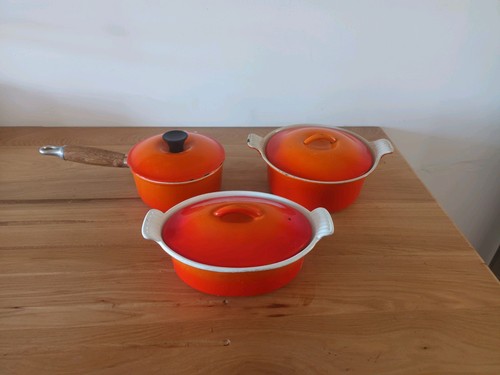 Creuset volcanic orange - le,