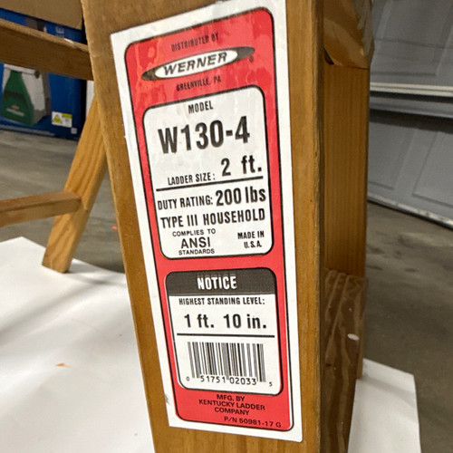 Werner w130 wood - werner, 2-step