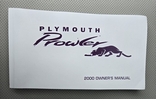 Plymouth prowler owner - plymouth,