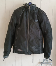 IXON VEGA WOMENS LADIES MOTORCYCLE ARMOURED TEXTILE JACKET SIZE 7 MOTORBIKE BIKE