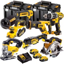 Dewalt DCK665P3T4 18V XR 7 Piece Combo Tool Kit With 3 x 5.0Ah Battery & Charger
