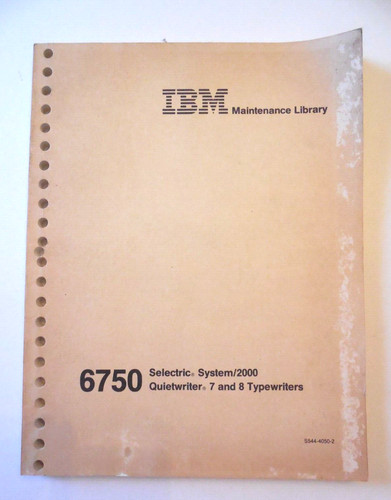 1986 ibm 6750 selectric - ibm,