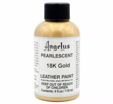 Angelus brand PEARLESCENT Leather Acrylic Paint 4 oz Opened