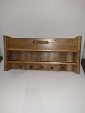 Mamas & Papas Ocean Shelf Coat Hanger Rack Golden Oak 60cm x 29cm x 17cm