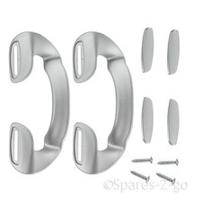 2 x Silver Grey Door Handle For Frigidaire Refrigerator Fridge Freezer 190mm