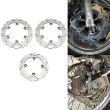 3pcs front rear brake discs - rear,
