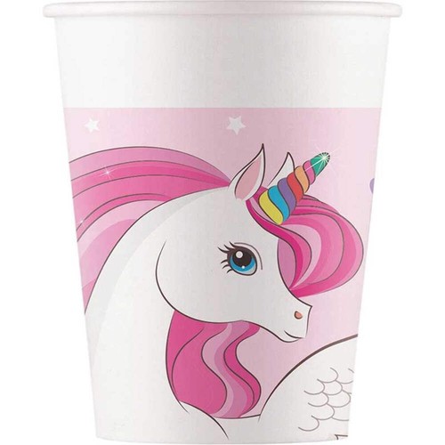 Rainbow unicorn cups - cups, pack