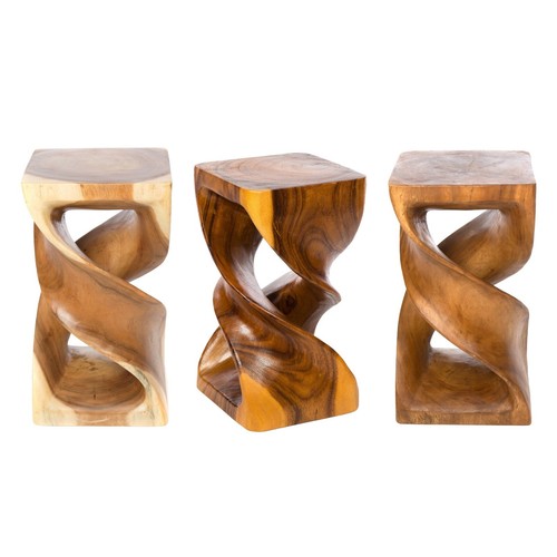 Double twisted wooden infinity - twisted,