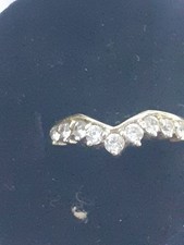 14ct gold ring wishbone ring size G