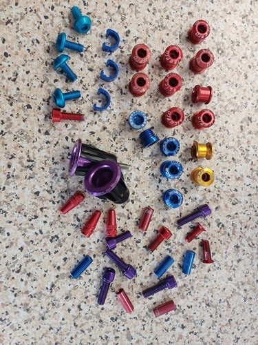 Various anodised aluminum - various,