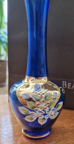 Vintage bohemian czech cobalt - vintage,