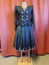 Pearly Queen Jacket & Skirt.  Fancy Dress.