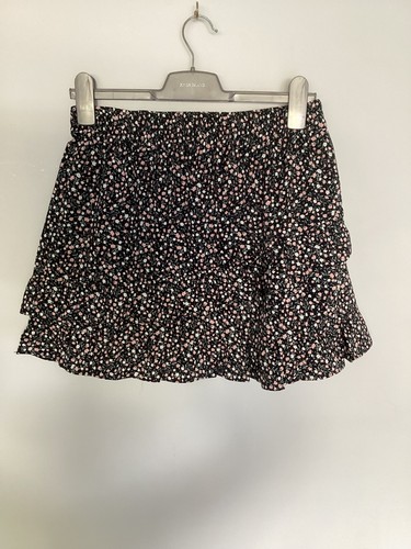 Jdy black floral rah - black, skirt