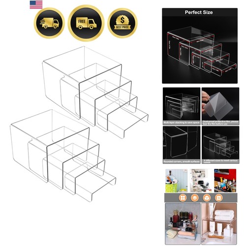 Acrylic risers pcs clear - risers, pcs,