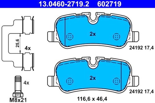 Disc brake pad - disc,