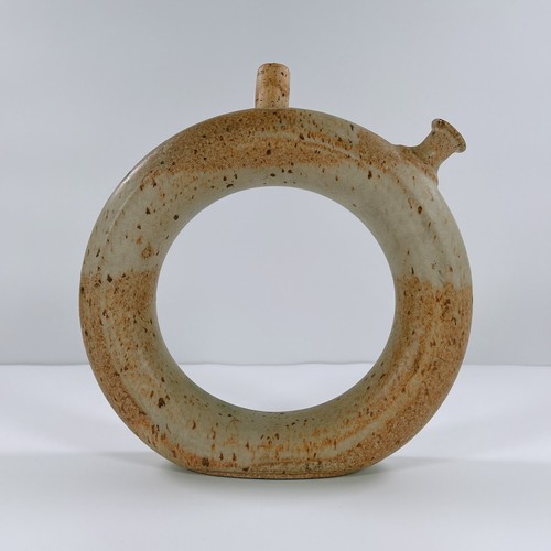 Vtg studio pottery ring - studio, vase