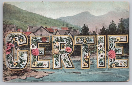 Postcard antique gertie large - antique,