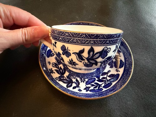 Antique coalport blue white - blue,
