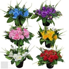 Memorial Grave Cemetery Pots