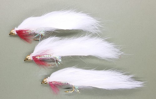 Trout flies white goldhead - -,