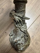 Bronze Flower Vase Dragon