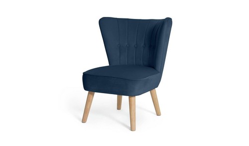 Alexis velvet cocktail chair - velvet,