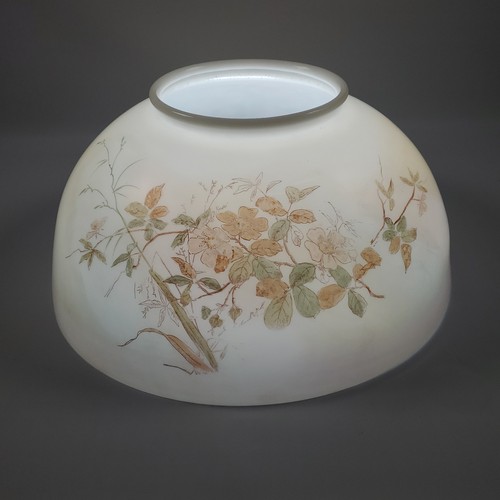 Antique hand painted - hand, glass