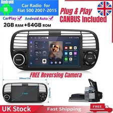 7'' For Fiat 500 2007-2015
