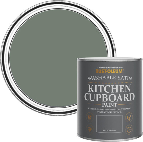 Green scrubbable kitchen - scrubbable,