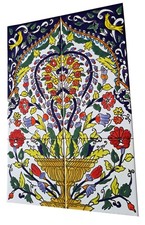 Tile picture hand painted