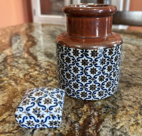 Apothecary spice jar - and, small