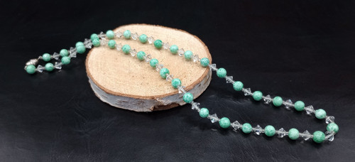 Green peking glass beaded - peking,