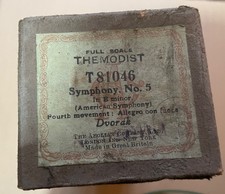 Aeolian Themodist full scale Pianola Roll-T81046-Symphony no 5 (E minor)-Dvorak