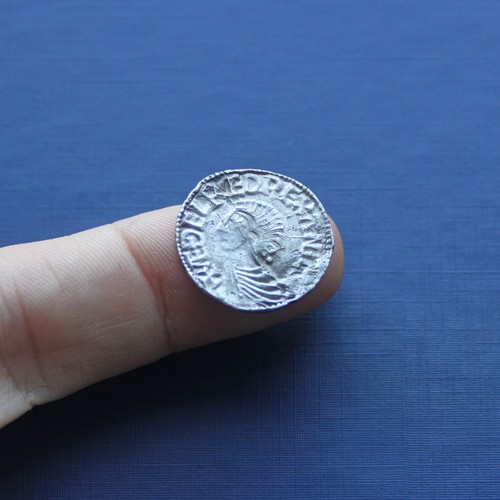 Hammered silver saxon - hammered,