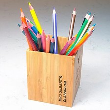 Personalised Pen pot engraved