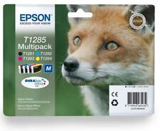 T1285 Multipack Epson Original Printer Ink Cartridges Fox Inks C13T12854010