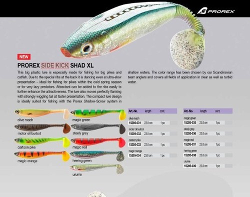 Daiwa prorex side kick shad - side,