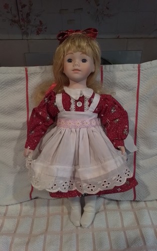 Porcelain doll - porcelain,