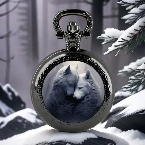 Unique two wolves - ,