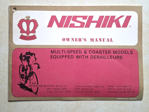 Vintage nishiki bicycle owners - nishiki,