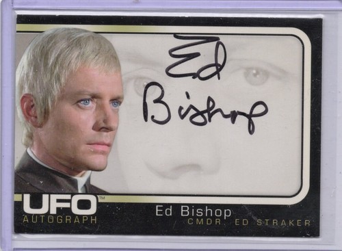Ufo bishop autograph card - ufo,