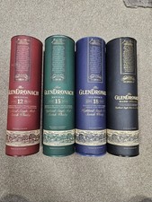 4 x Glendronach Empty Whisky