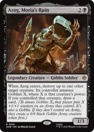 Azog moria ruin hob - moria's,
