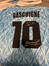 Signed Gazza 1990 Lazio Shirt With Coa