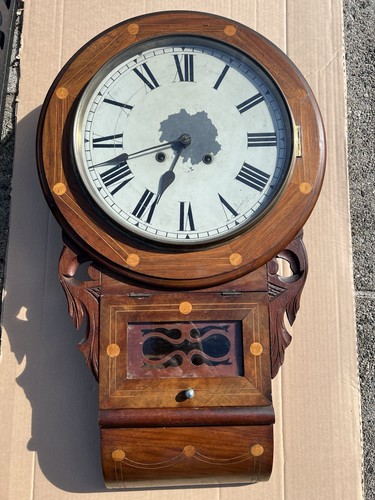 Antique american inlaid day - american,
