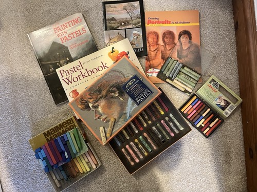 Artist soft pastels joblot - pastels,