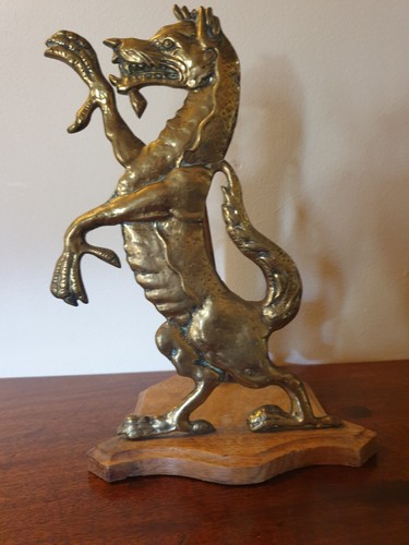 Brass griffin dragon - brass,