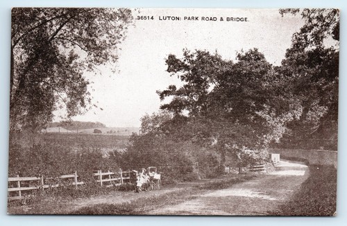 Postcard luton park road - postcard,