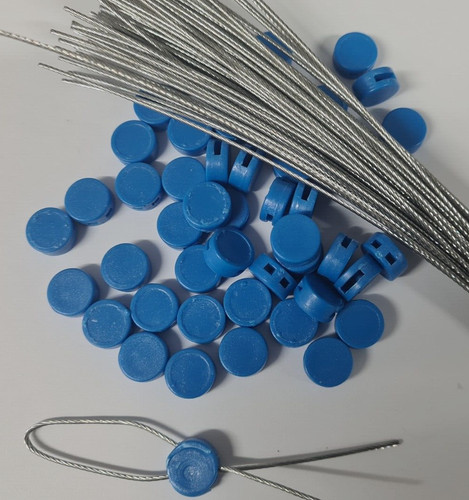 50x 10mm round plastic meter - 10mm,