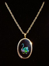 9ct Gold Black Opal & Onyx